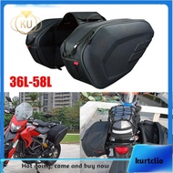 Motorcycle Oxford Cloth Waterproof Rear Back Seat Bag 36L-58L Travel Bag Saddle Bag Side  Bag Riding
