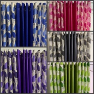 Small Leaf Design Ring Curtain Geena 7ft 6ft and 5ft sold per piece
