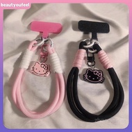 [Bety-t] Hello Kitty Phone Lanyard-Dual Hook Cute Lanyard Gift-Pink Rotating Phone Charm Birthday Pr