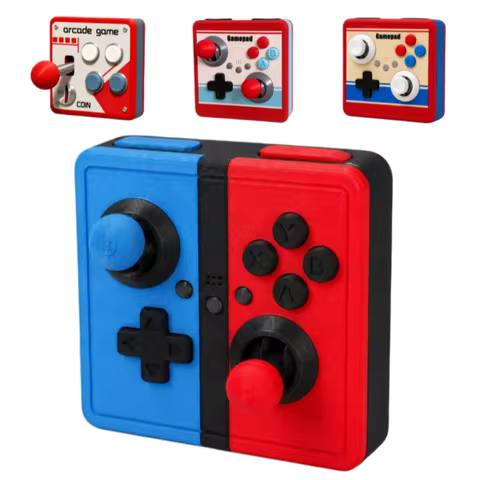 Retro arcade switch panel 3D-printed game console switch sticker decoration 3D creative modification
