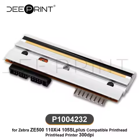 Head P1004232 300DPI Thermal Printhead for Zebra 110XI4 ZE500-4 105SL Plus Barcode Label Printers Pr