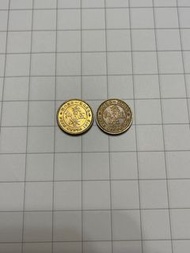 Hong Kong 香港五仙 Elizabeth 英女皇 1978年 錢幣 x2