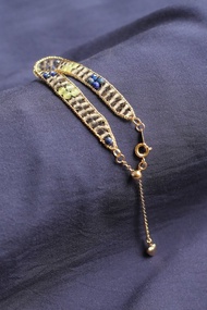 No.8-原創 & 玄星翠 | 冰曜石 青金石 阿富汗岫玉 | 天然石手鏈