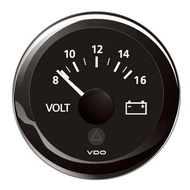 TNW9 VDO Black Car Voltmeter Single Phase 8-16V LED Display Resistance Frequency Temperature AC Curr