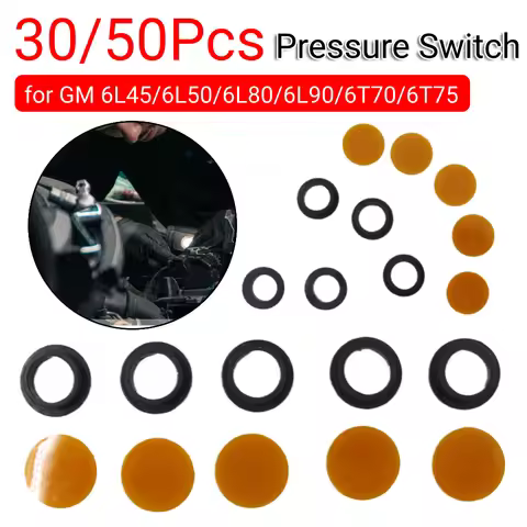 30/50Pcs Transmission Pressure Switch Rebuild Kit for GM 6L45/6L50/6L80/6L90/6T70/6T75 Pressure Swit