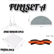 Xiaomi E10 E12 B112 Accessories Main Brush Side Brush Mop Cloth Hepa Filter