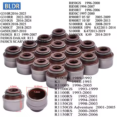 Cylinder Head Intake Exhaust Valve Stem for BMW G310R C400X G450X R850GS R900RT S1000RR R1100S R1100