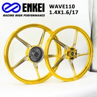 ENKEI SPORT RIM FG511 LC135 Y15ZR Y125Z RS150 VARIO150 WAVE110 WAVE125 FRONT AND REAR FG 511 ALUMINU