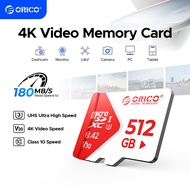 ORICO TF30 MicroSD Card 32GB 64GB 128GB U3 V30 A1/A2 Up to 180MB/s 4K for Dash Cam Camera Drone