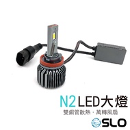 SLO [N2 LED Headlight] Three-Color Headlight Fog Light Car Truck Dedicated 12/24V Switching H4 LED H