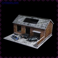 [chiwanji4x] 1/64 Model Car Scene Diorama Display Scene Accessories Car Garage Diorama for