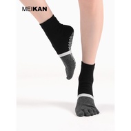 Stokin Yoga MEIKAN Stokin Tidak Licin Stoking Pendek Stoking Kaki Stoking Sukan Stoking Lima Jari St
