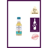 GLENLIVET 12 YEAR DOUBLE OAK SINGLE MALT 50ML 40ABV MINIATURE GLASS BOTTLE