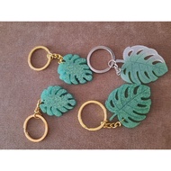 iloveplants - Monstera Deliciosa resin keychain