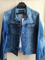 CK 牛仔褸 - 女裝細碼, Calvin Klein Jeans 牛仔外套, 冬天, 外套, 大褸, 女裝, 新年, 名牌, 保暖, 修身, 瘦身, 藍色, women, fashion, summ