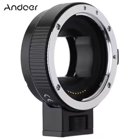 Andoer Auto Focus AF EF-NEXII Adapter Ring for Canon EF EF-S Lens to use for Sony NEX E Mount 3/3N/5