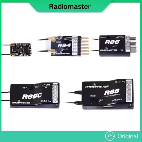 Radiomaster R81 R84 R86 R86C R88 V2 4CH 6CH 8CH 16CH Receiver for FrSky D8 D16 TX16S SE RC FPV Drone