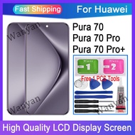 AMOLED For Huawei Pura 70 5G Pura 70 Pro 5G Pura 70 Pro+ Plus 5G LCD Display Touch Screen Replacemen