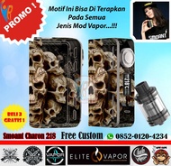 Original Garskin Smoant Charon 218 TC Box Mod - Free Custom-Skull