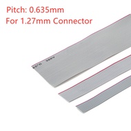 1Meter 0.635mm Pitch Grey Flat Ribbon Cable For IDC FC 1.27MM Connector 10P/14P/16P/20P/40P 30AWG Wi