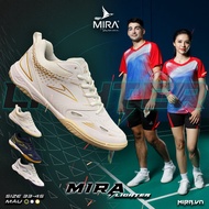 (Tặng tất) GIÀY Cầu Lông Bóng Bàn Bóng Chuyền MIRA LIGHTER. Gọn nhẹ độ bền cao