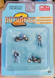 Hobby Store mô hình Figure American Diorama Moto Mania 2 Full Metal tỉ lệ chuẩn 1/64