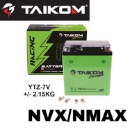 YTZ7V YTZ7 TAIKOM RACING Battery Bateri Raider Belang Vario Vario125 Vario150 NVX ELITE CBR150 Nmax 