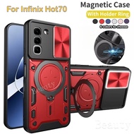 Casing For Infinix Hot70 Hot 70 i Pro Plus ProPlus 70i 70Pro+ Hot70i 5G 2026 Shockproof Armor Push P