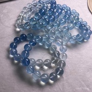 Bracelet Aquamarine Gradient Color Aquamarine Crystal Natural