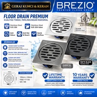 BREZIO FDBZ 1711SS FDBZ 1711MB FDBZ 1711GM 1711 Floor Drain Strainer Bathroom Drain Odor Stainless M