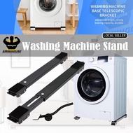 Adjustable Washing Machine Stand Roda Mesin Basuh Kaki Dryer Roller Base Pelapik Mesin Basuh Fridge Stand Wheel腳墊洗衣機冰箱底座