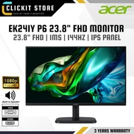 ACER EK241Y (23.8'') /  EK271 (27") P6 Class LCD IPS Monitor - 144Hz | FHD/ 1ms/ Speaker (VGA/HDMI)