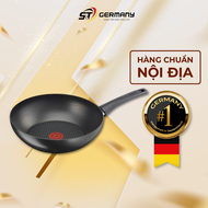 Chảo chống dính sâu lòng TEFAL Chef Titanium 28cm Nội Địa Đức lớp chống dính cao cấp bền bỉ GermanyS