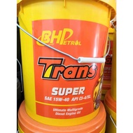 BHP Trans Super SAE 15W/40 Ultimate Multigrade Diesel Engine Oil 18LT