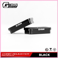 ▝ ▱ ✸ ♞G-REN CHAIN ADJUSTER SWING ARM END CAP FOR SNIPER150