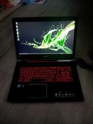 ACER宏碁i7電競筆電(i7-7700HQ/8~32GB/獨顯GTX1060/240~960GB/17.3吋FHD)