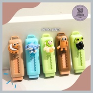 PENGHAPUS CUTTER ANOMALI SLIDING ERASER MOTIF ANOMALI RESIN PREMIUM STIP CETEK MEKANIK KARAKTER ANOM