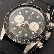 TUDOR 帝舵 碧灣計時型 BLACK BAY CHRONO 79360NBK-LS /  79360N 黑面_皮帶