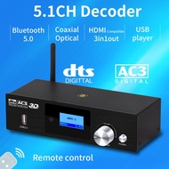 Hd915 5.1Ch Audio Decoder Bluetooth 5.0 Reciever Dac Dts