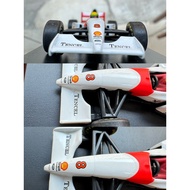 Jingshang Kyosho 1/64 McLaren McLaren MP4/8 MP4-8 Ford No. 1993 Car God Elton Senna Ayrton Senna Whi