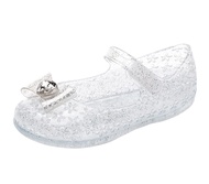 OMGard Princess Dress Sandals Jelly Shoes for Toddler Girls Size 8, Blue Bird Nest Layered Lines Mar