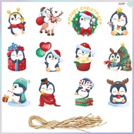 Gift Cards Christmas Paper Labels Xmas Tags Tree Hanging Pendant The junshaoyipin