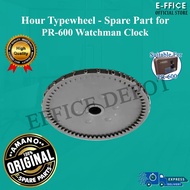 Effice Depot - Hour Typewheel for AMANO PR-600 Watchman Clock Spare Part [100% Original Spare Part]