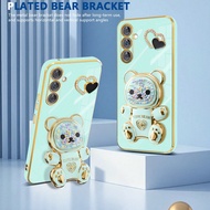 Giá đỡ điện thoại hình gấu bông, tương thích với iPhone 11/12/13/14/15 Pro Max, Galaxy S22/S23/S24+ 