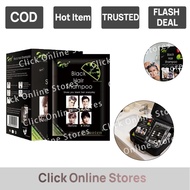 Easy DIY Black Hair Shampoo 10pcs Permanent Hair Dye Shampoo for Men and Women Hair Dye Hair Colour