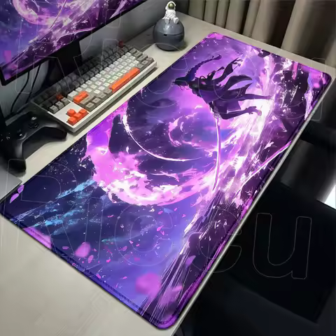 New Pretty Raiden Shogun Mouse Pads Gaming Accessories MousePad PC Genshin Impact Desk Mat Laptop Ka