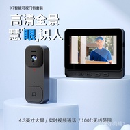 New X7Smart Video Doorbell for Home with Display Screen, Wireless Intercom, HD Video Surveillance, H