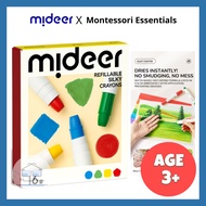 (6 Colors Silky Crayons) Mideer Silky Crayon Children Kid Colorful Quality Washable Art and Craft Ch