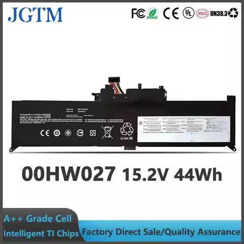 00HW026 00HW027 Laptop Battery for Lenovo ThinkPad New S1 2018 Yoga 260 370 X380 20FD 20FE 20JH 20JJ