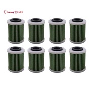 8Pcs Filter for 4 Stroke FL150 F200 F225 6P3-24563-00-00 6P3-WS24A-01 6P3-24563-00 6P3-WS24A-01-00